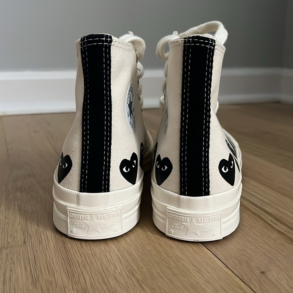 New & Never Worn - CONVERSE X COMME DES GARCONS PLAY ALL STAR CHUCK - Picture 3 of 7